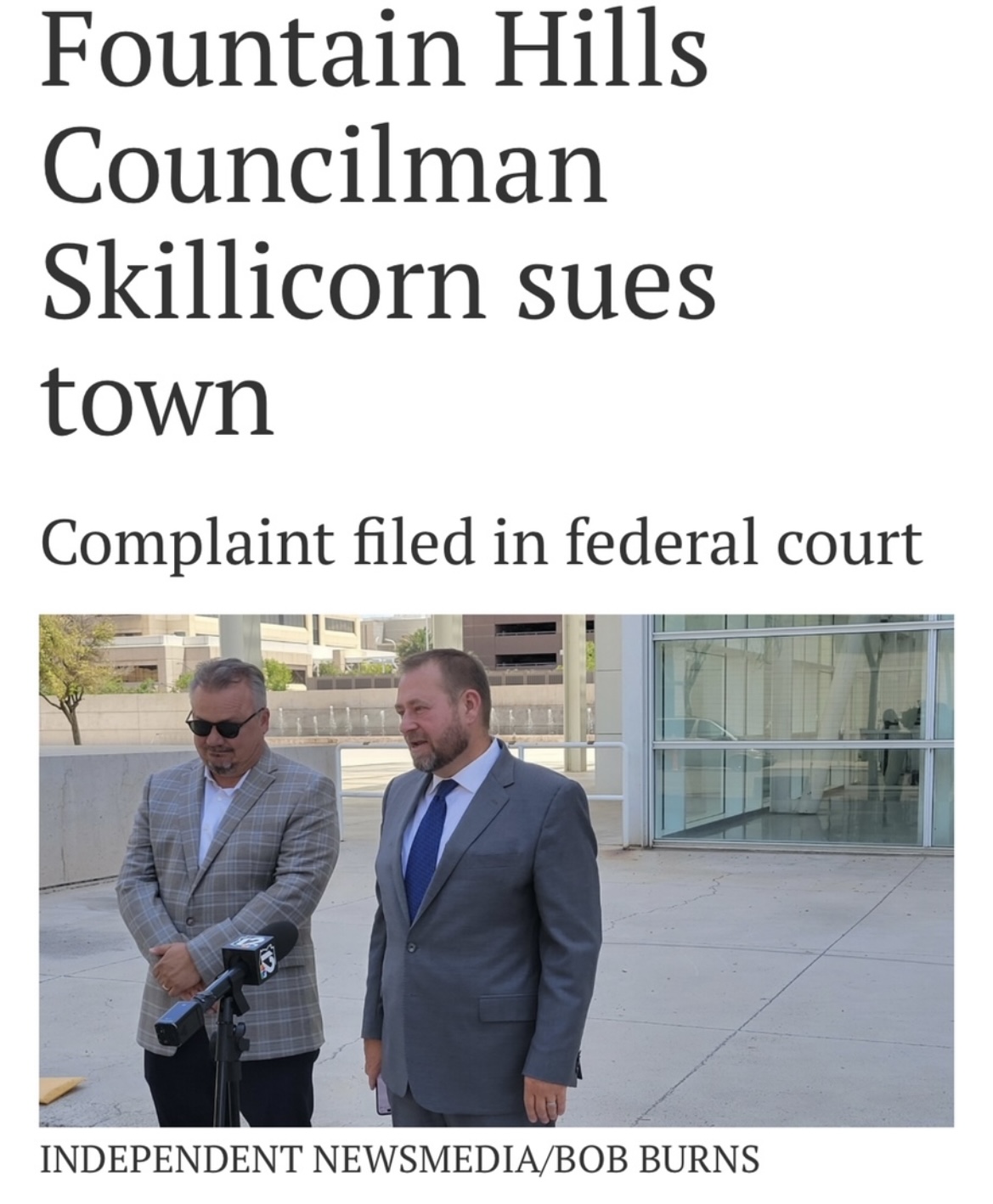 SANCTIONS AGAINST SKILLICORN WILL STICK.