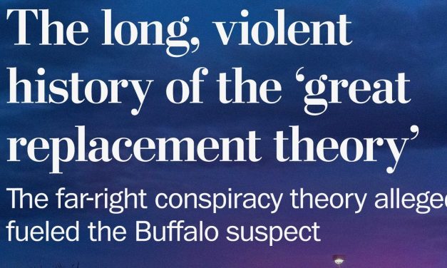‘Great Replacement Theory’ Is a ‘White-Nationalist Conspiracy’; Do Not Normalize It