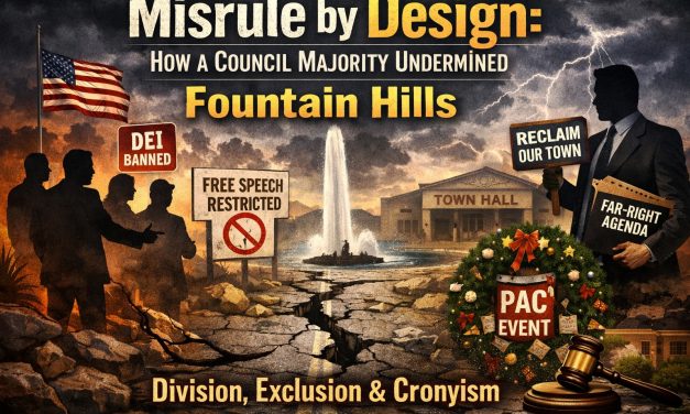Misrule by Design: How a Council Majority Undermined Fountain Hills