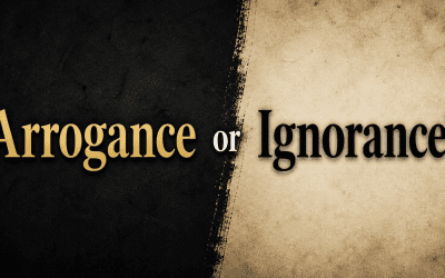 Arrogance or Ignorance?