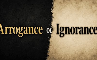 Arrogance or Ignorance?